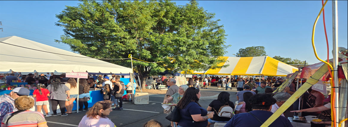 Crowds on the Festival Grounds