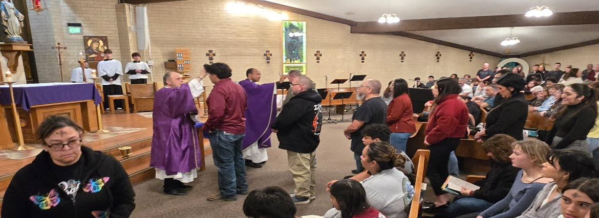 Ash Wednesday at St. Joseph